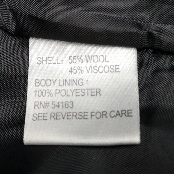 Calvin Klein Ladies Size 6 Black & Grey Lined Flare Bottom Wool Blend Skirt - Picture 4 of 9